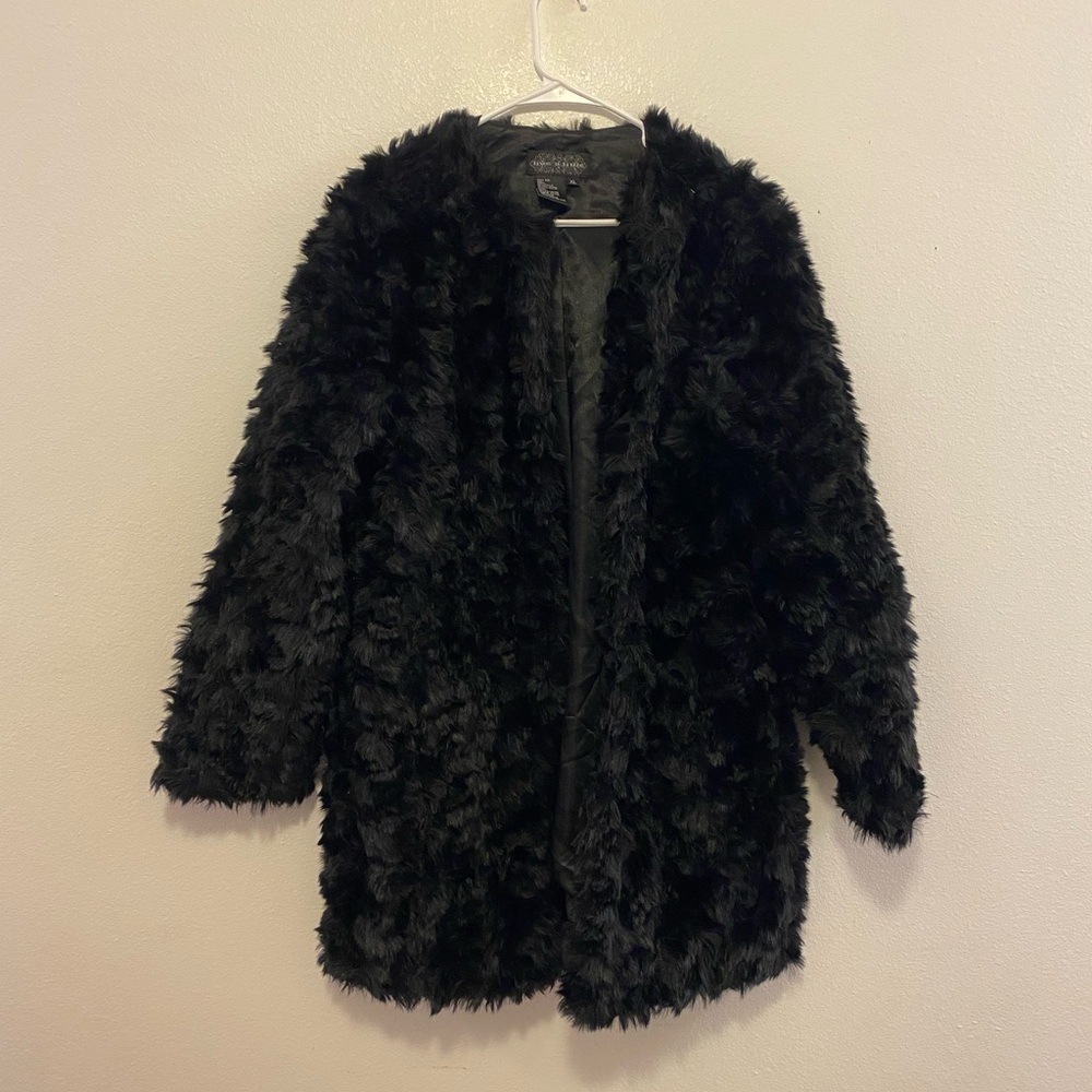 Live a Little Black Teddy Jacket